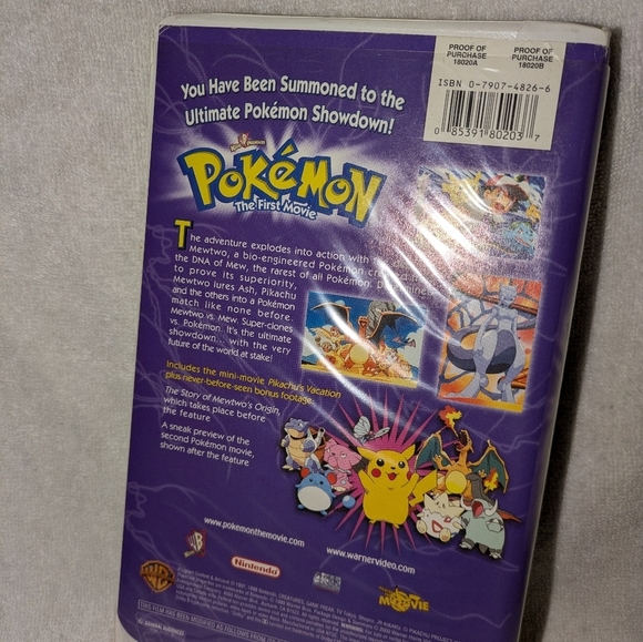 Pokemon VHS Movie 1997 Pre-owned - Picture 3 of 5